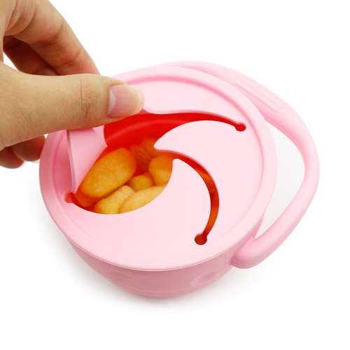 Bravejusticekidsco. | Snack Attack Snack Cup | Collapsible Silicone Snack Container | Toddler and Baby Snack Catcher Lid (warm Sand)